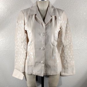 NWT Johnny Was Biya Button Up Jacket Sz S